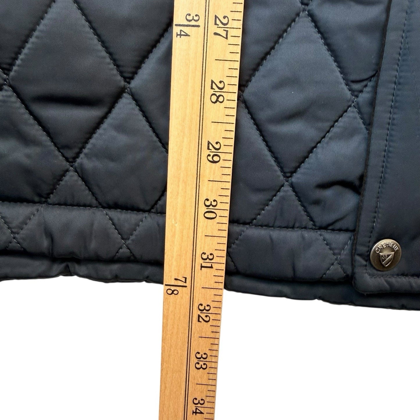 Cremieux Quilted Vest Men’s Big Tall NWT Navy Faux Leather $215