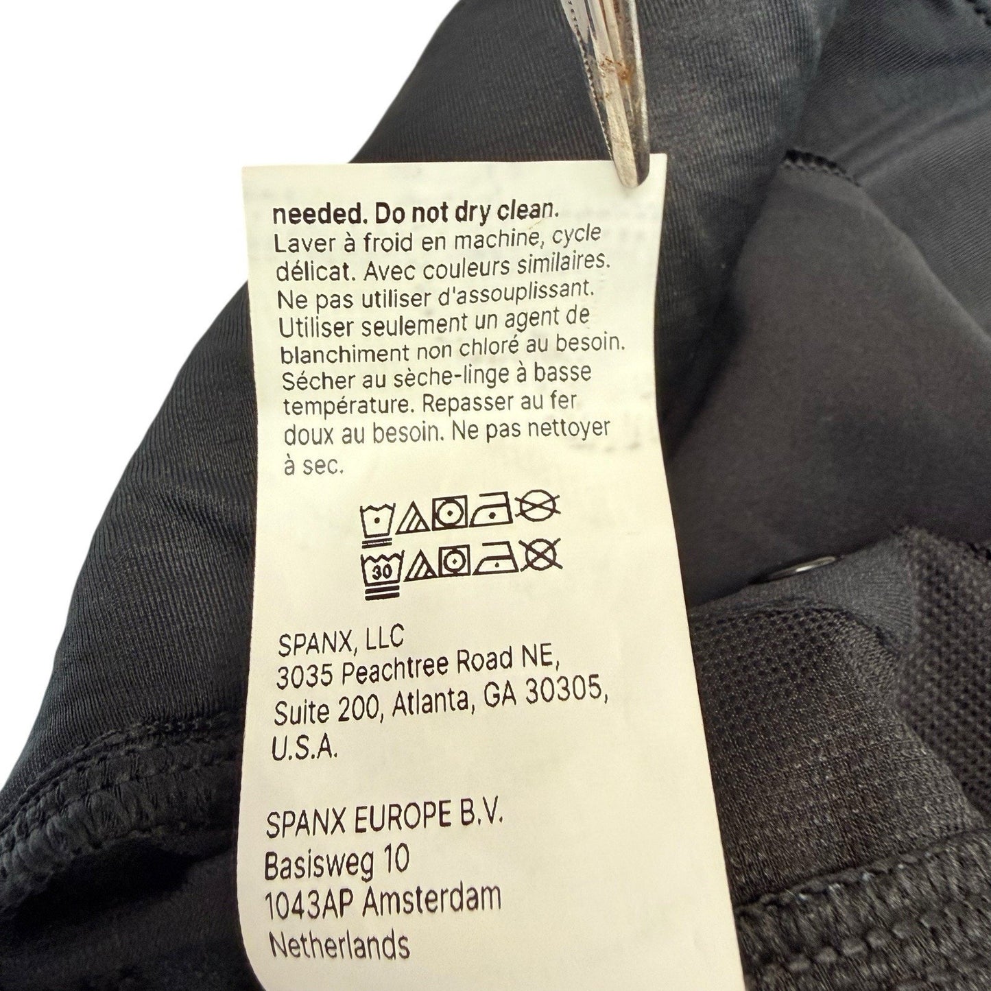 SPANX Black Jogger Pants Large Pull On Elastic Waist Athleisure NWT Women's
