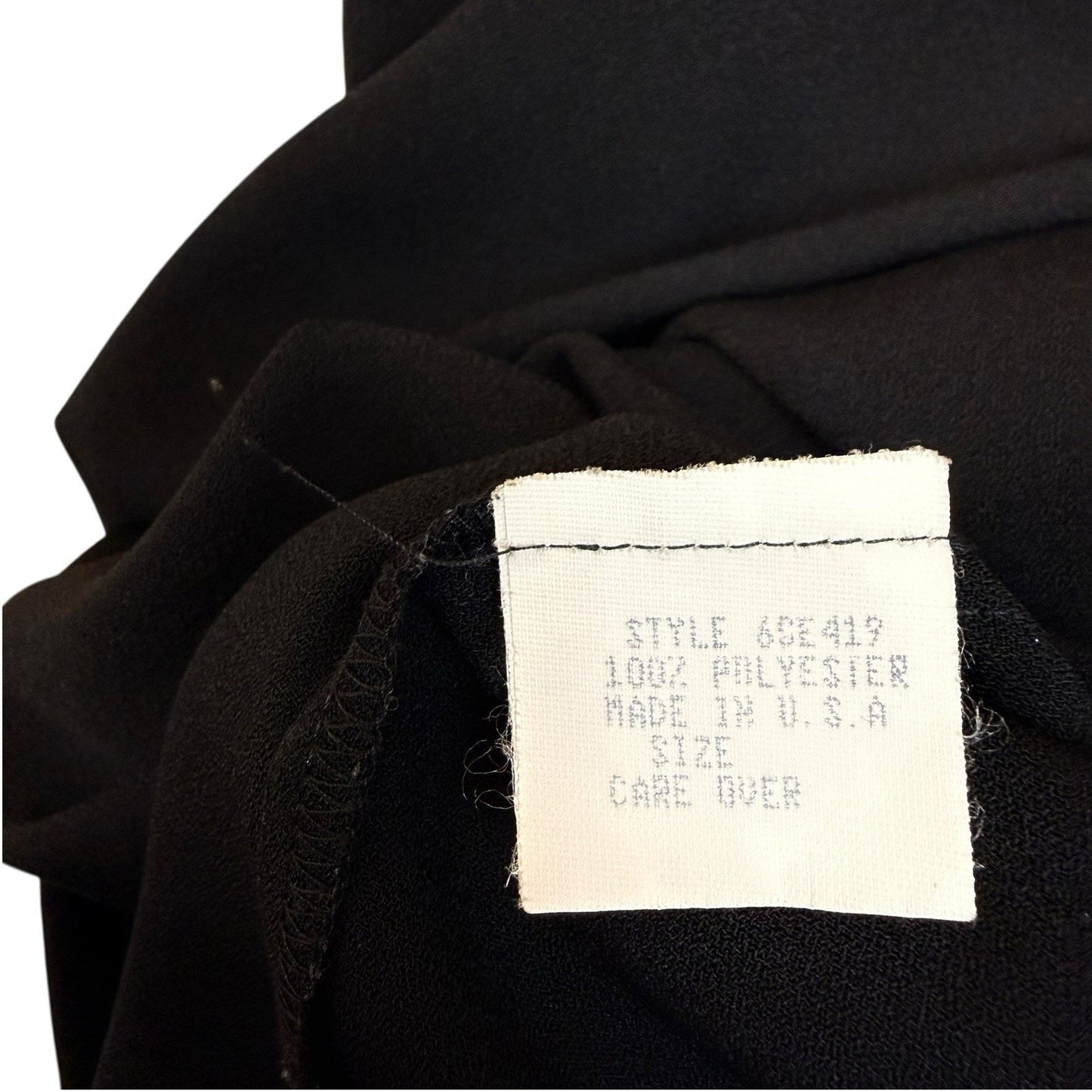Women's Vintage David Dart Black Button Jacket & Sleeveless Dress Set Petite