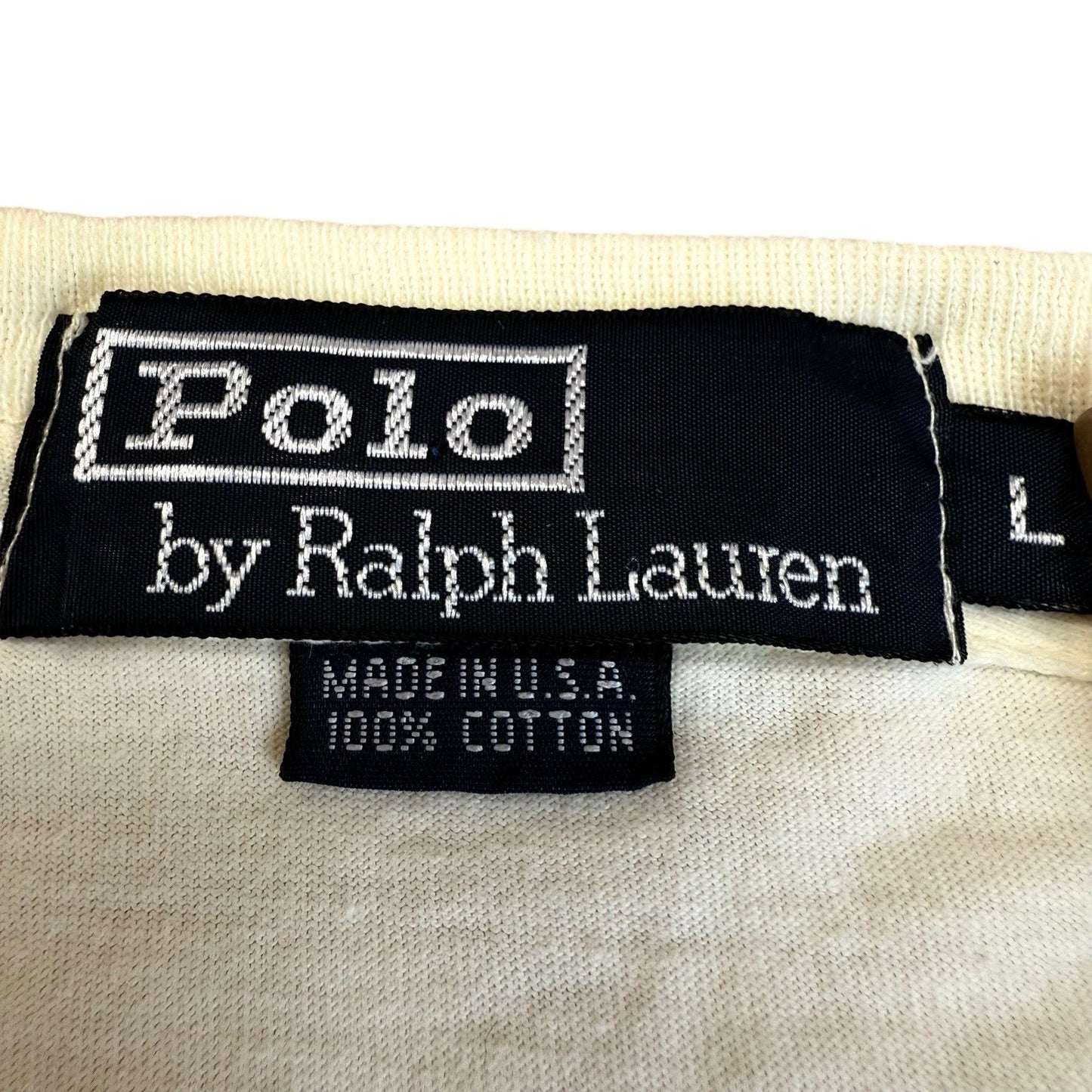Polo Sport Ralph Lauren Y2K Graphic T-Shirt Men's L Made USA Mountain Tee