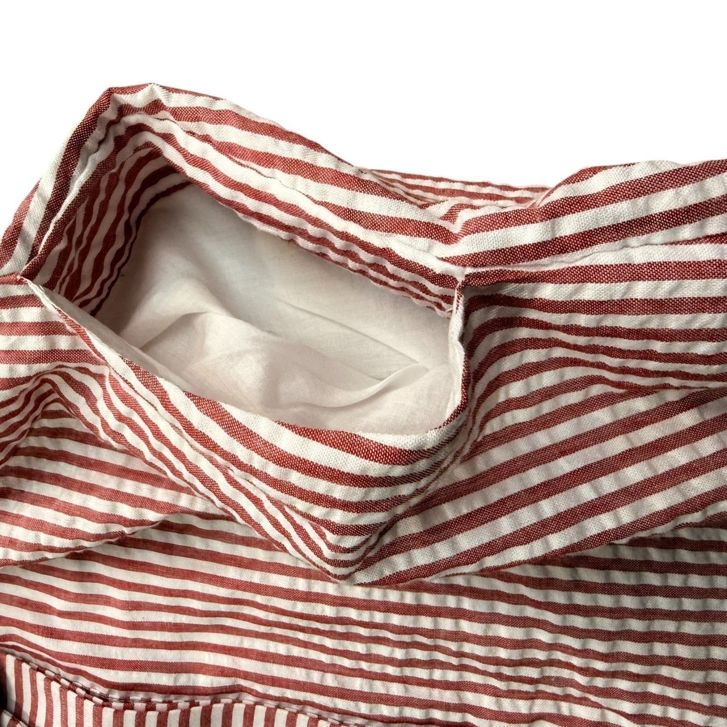 Vineyard Vines Red White Dress Size 00 Fit Flare Pocketed Lined Cotton Pockets Women's