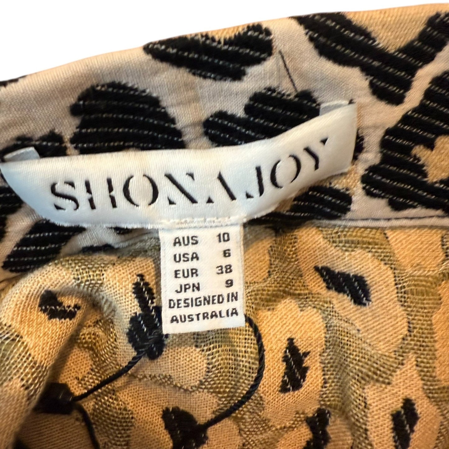 NEW Shona Joy Women's Size 6 Ziggy Leopard Print Mini Flared Pleated Skirt