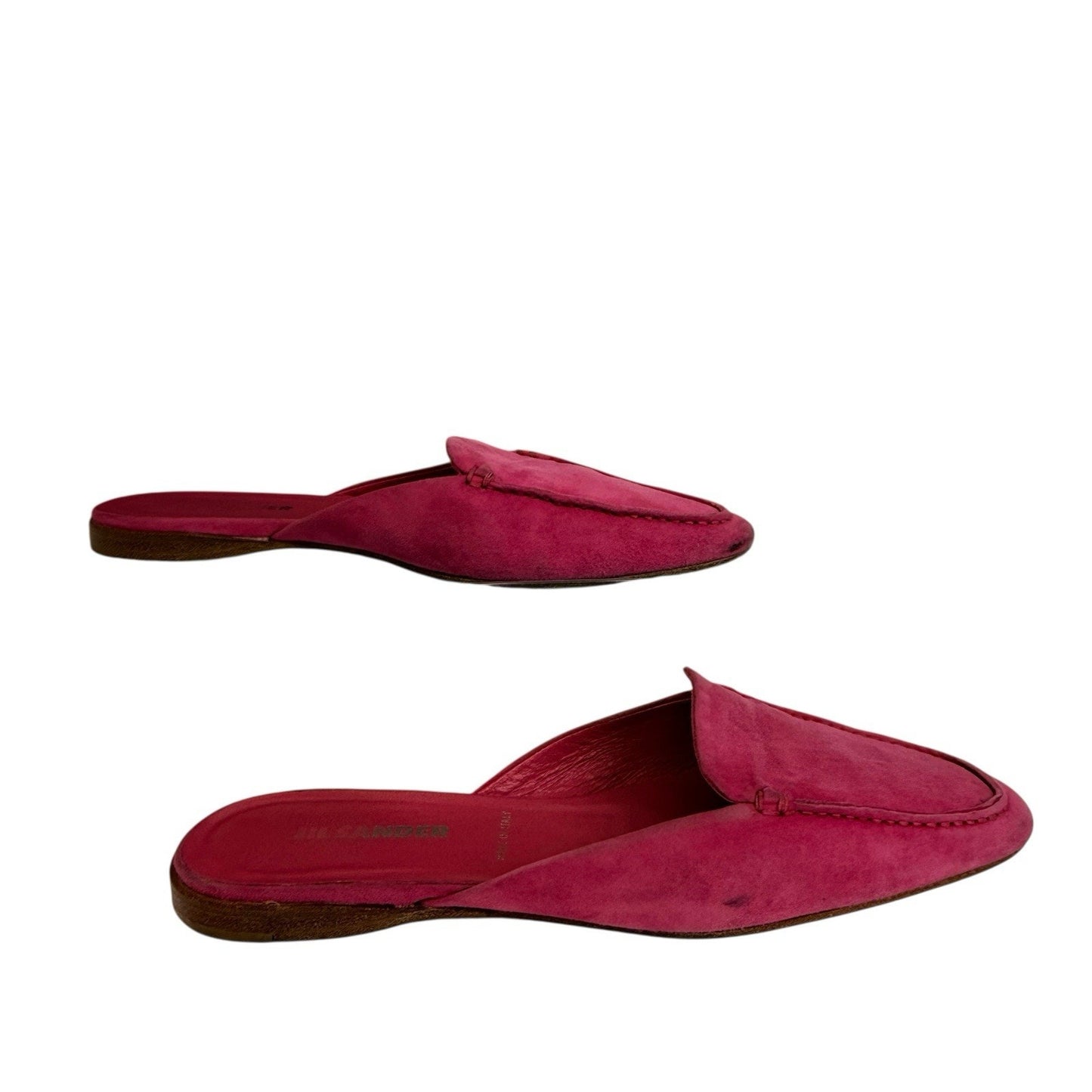 JIL SANDER Women’s Suede Slip-On Loafers Size IT 36 / US 6 – Minimalist Luxury Shoes