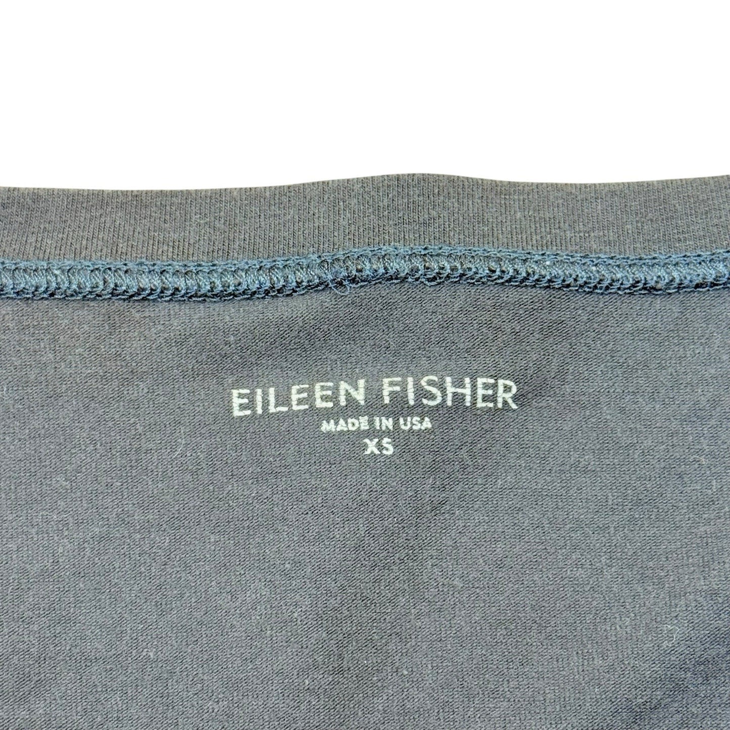 Eileen Fisher Organic Cotton Gray Short Sleeve T-Shirt XS Women's
