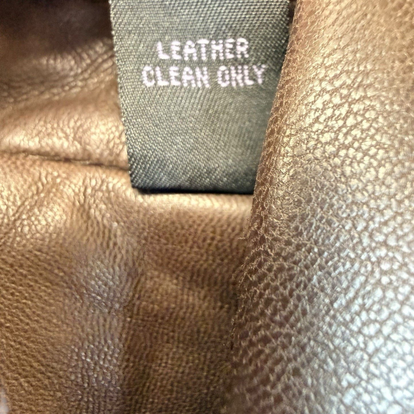 Context Brown Leather Skirt Suit Women’s Size 14 Blazer Pencil Skirt Set