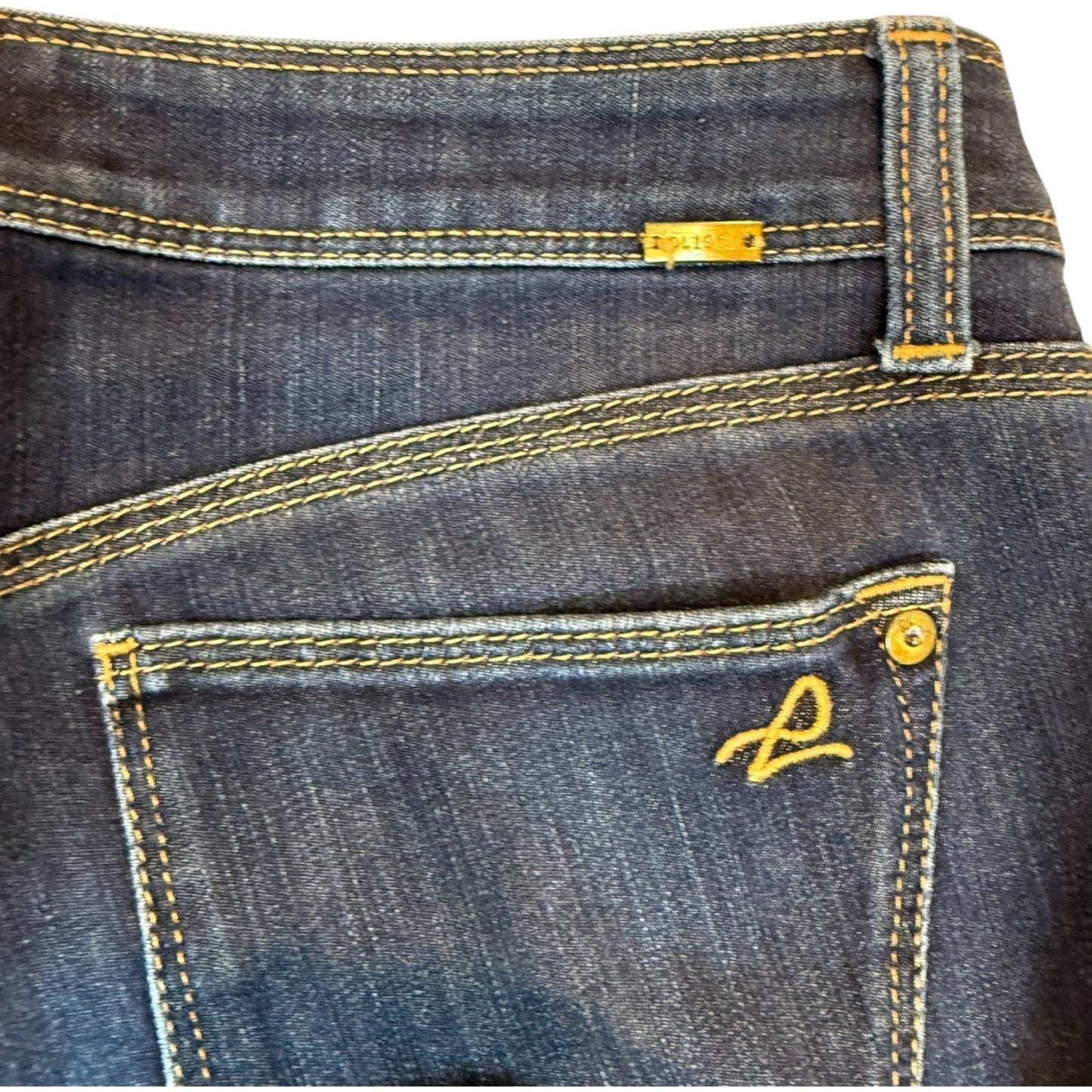 DL1961 Angel Bootcut Women’s Size 27 Dark Wash Stretch Jeans Made in USA