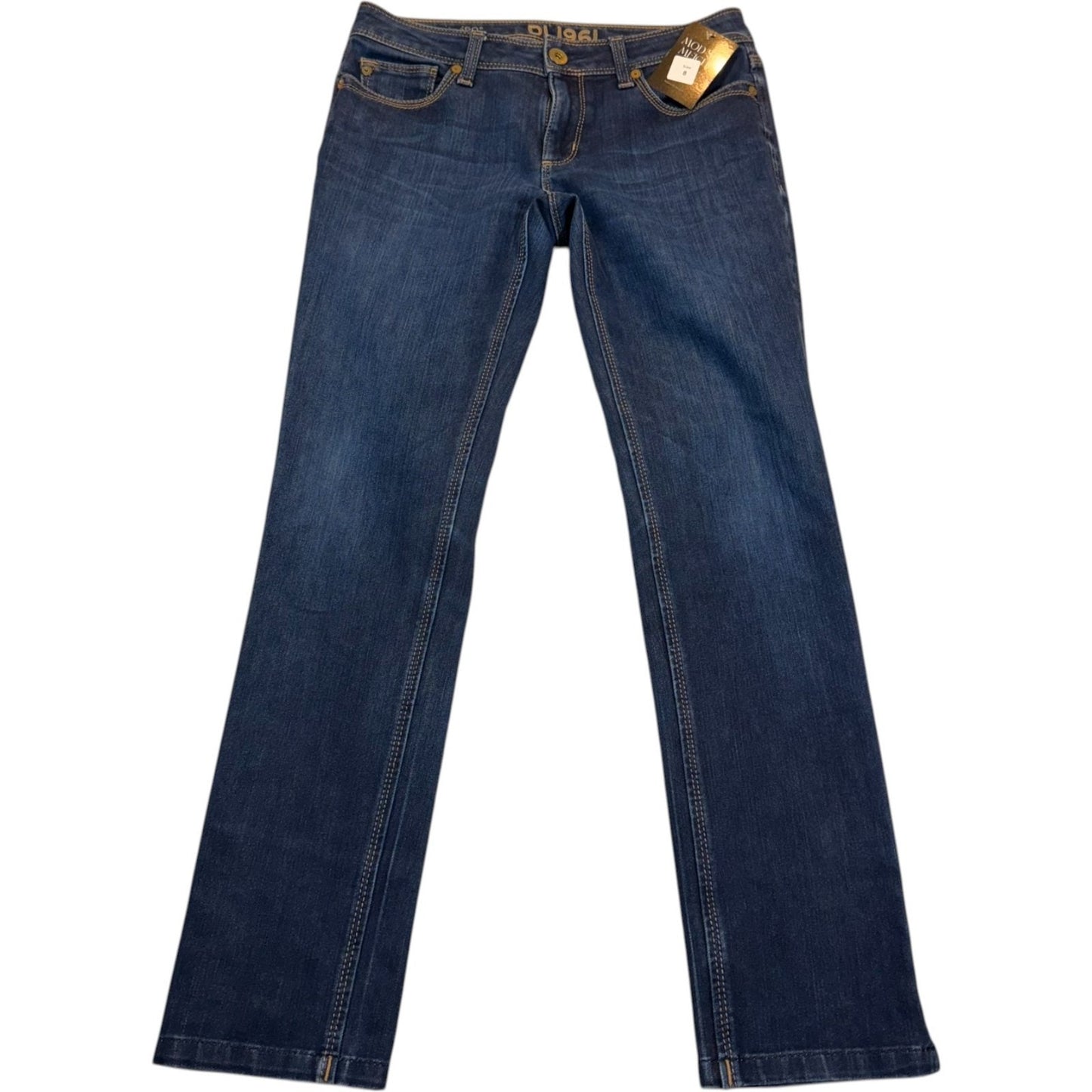 DL1961 Angel Bootcut Women’s Size 27 Dark Wash Stretch Jeans Made in USA