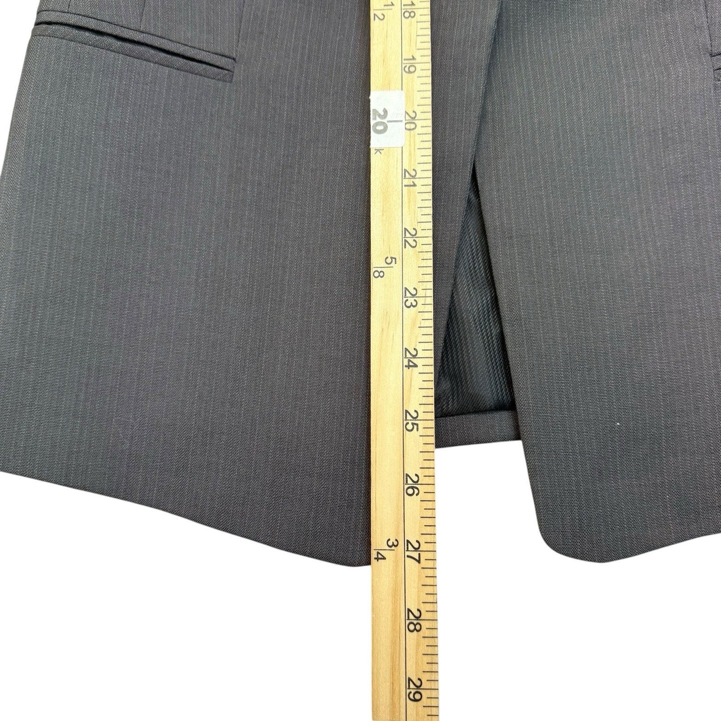 Vintage Anne Klein II Skirt Suit Women's 2 Tailored Blazer Pencil Skirt Gray 90s