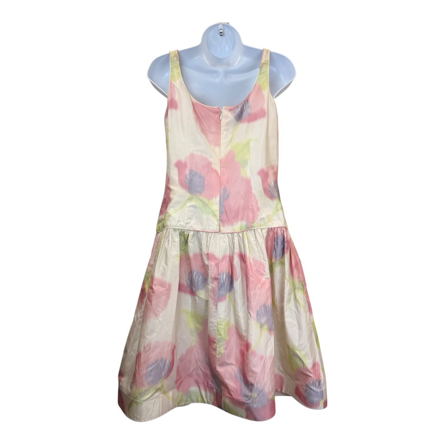 Bill Blass Neiman Marcus Vintage Floral Dress Womens Made USA 1980's