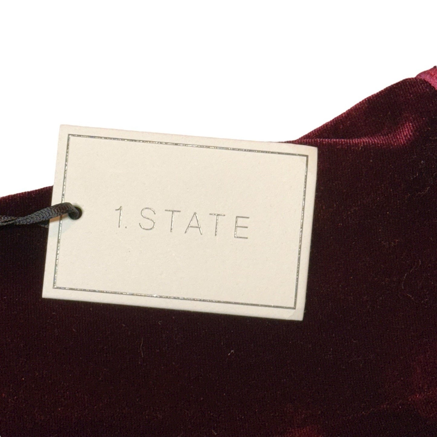 NWT 1.STATE Velvet Blazer Mini Dress Women’s Size 8 Burgundy Double Breasted