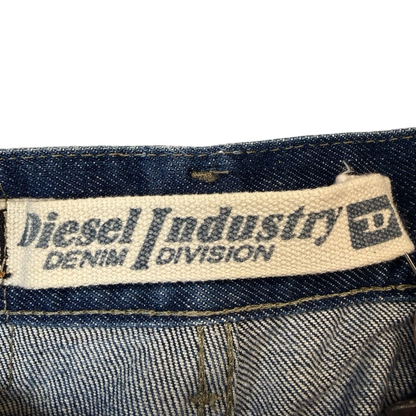 Diesel Industry Women's Bootcut Jeans Size 28 Made in Italy Y2K Denim