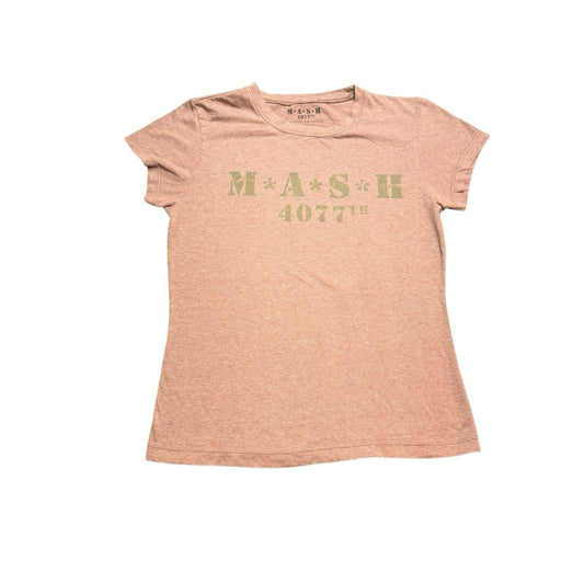 Vintage 1981 M.A.S.H 4077th TV Show Brown T-Shirt Short Sleeve Women’s Medium