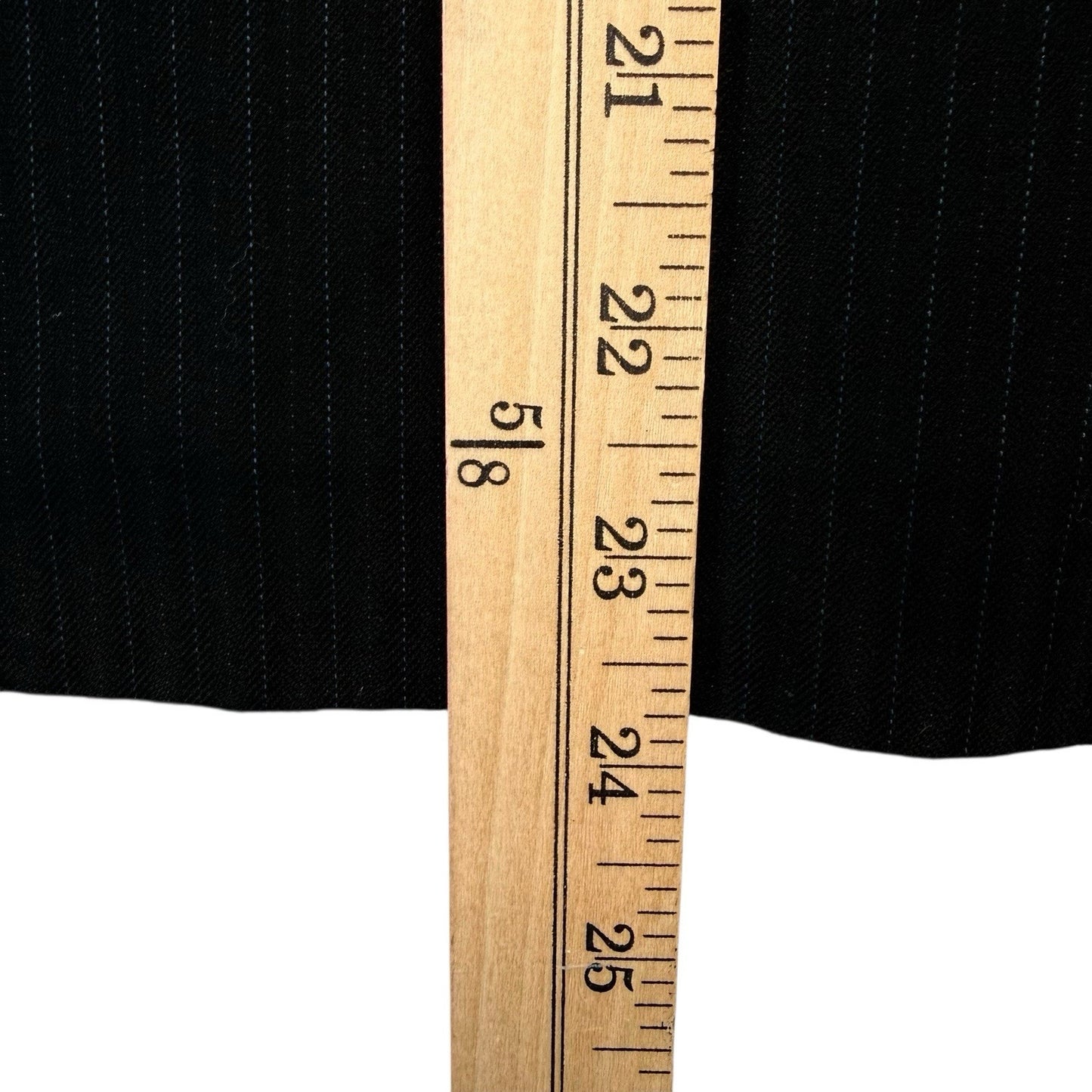 Vintage Garfield & Marks Women’s Size 16 Black Pinstripe Skirt Suit USA Made