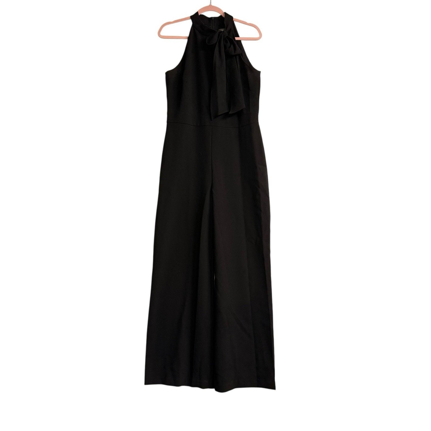 Vince Camuto Black Halter Wide Leg Romper Women's Elegant Formal