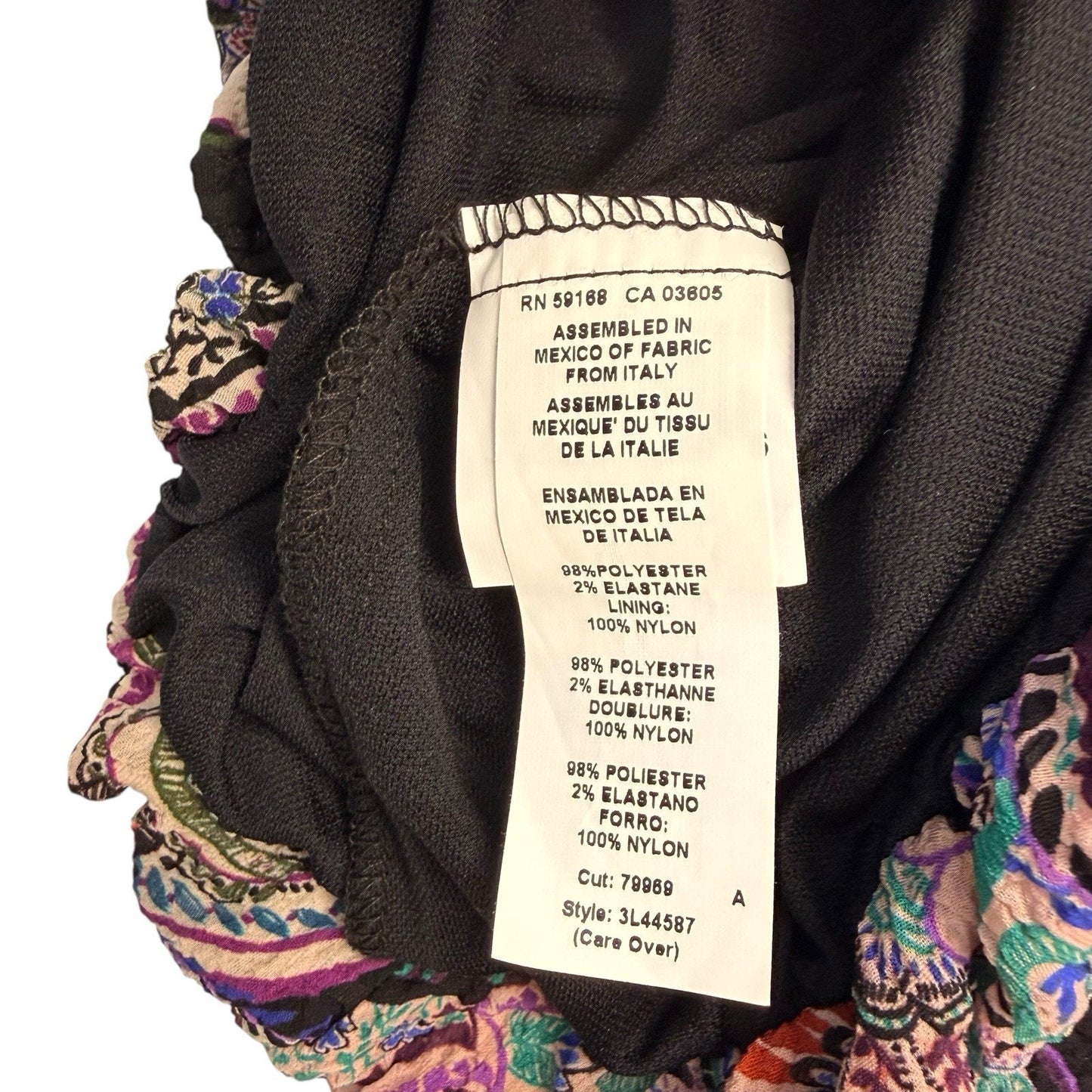 Karen Kane Paisley Blouse Large Majestic Magenta NWT $159 Women's
