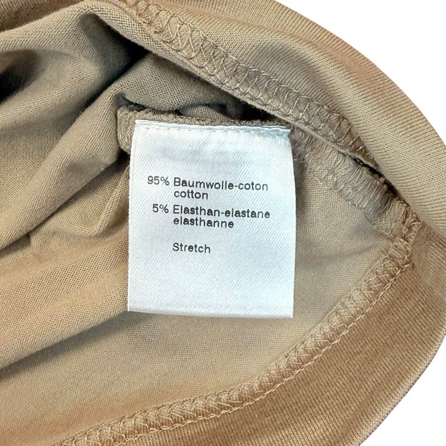 Akris Punto Beige Sleeveless Square Neck Top Women's M Blouse