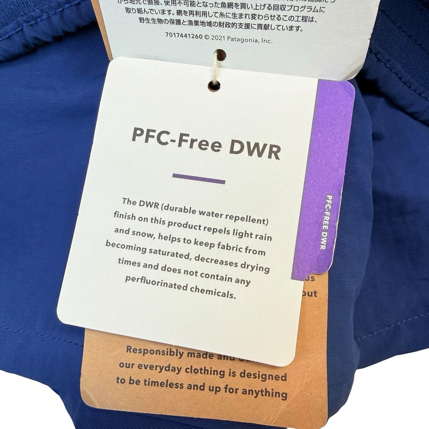 Patagonia Women’s Baggies Shorts Large Blue 5” Inseam PFC-Free DWR NWT
