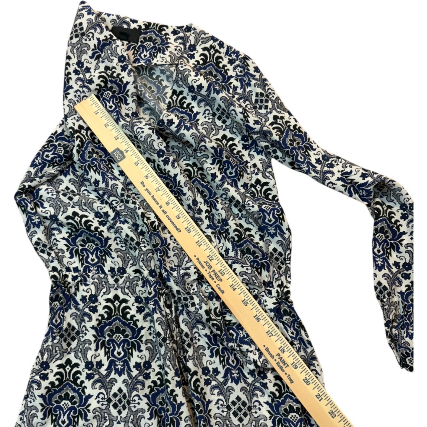 Inter Mix Women's Romper Small Long Sleeve Gorgeous Pattern