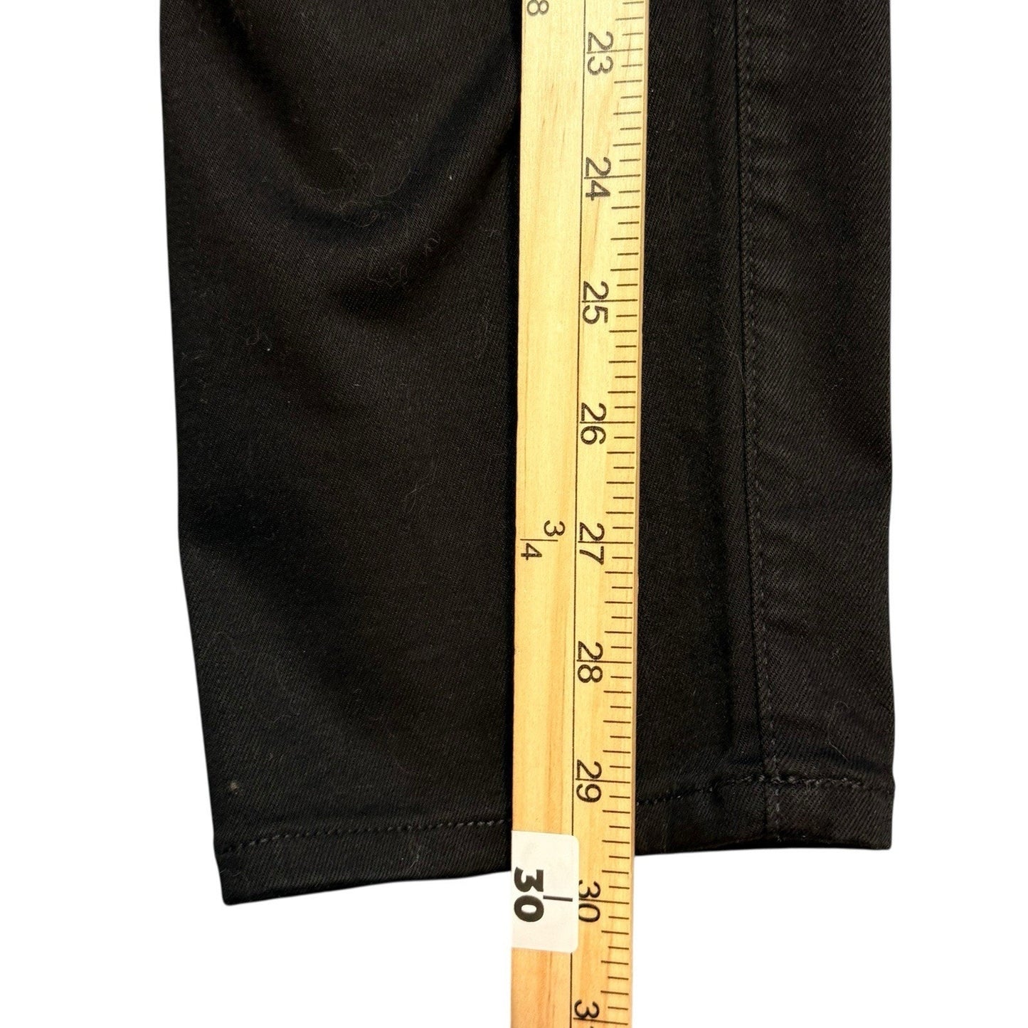 J.Crew Jeans Women’s Size 31 Tall Black Slim Straight Stretch Denim NWT