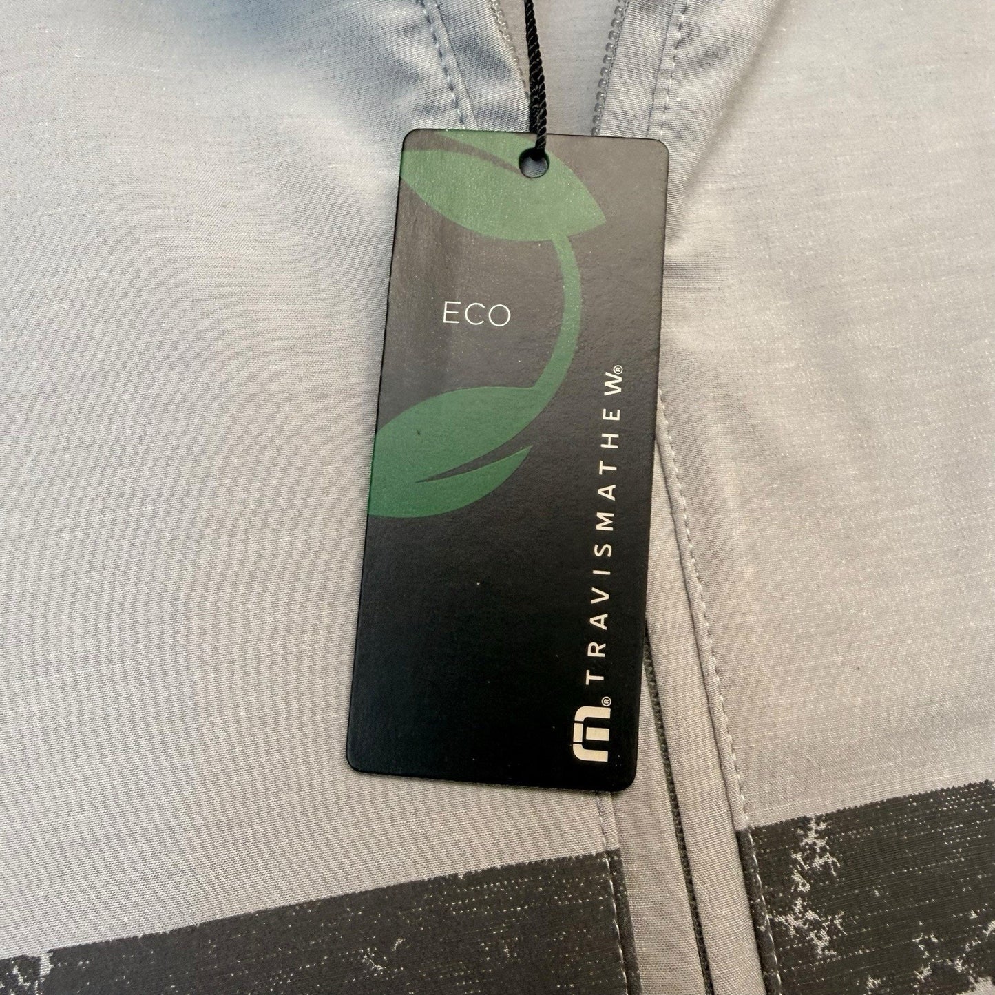 TravisMathew Sit & Sip Eco 1/4 Zip Polo Heather Gray NWT Small MSRP 89 Pullover Men's