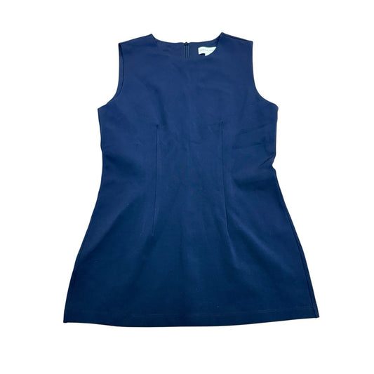 Doncaster Collection Blue Sleeveless Stretch Shell Blouse Women's Size M