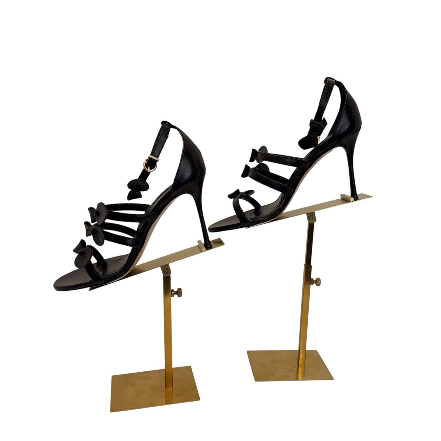 Women's Marion Parke Marguerite 85 Black Heel/Shoes 38 NIB Italy 7.5-8
