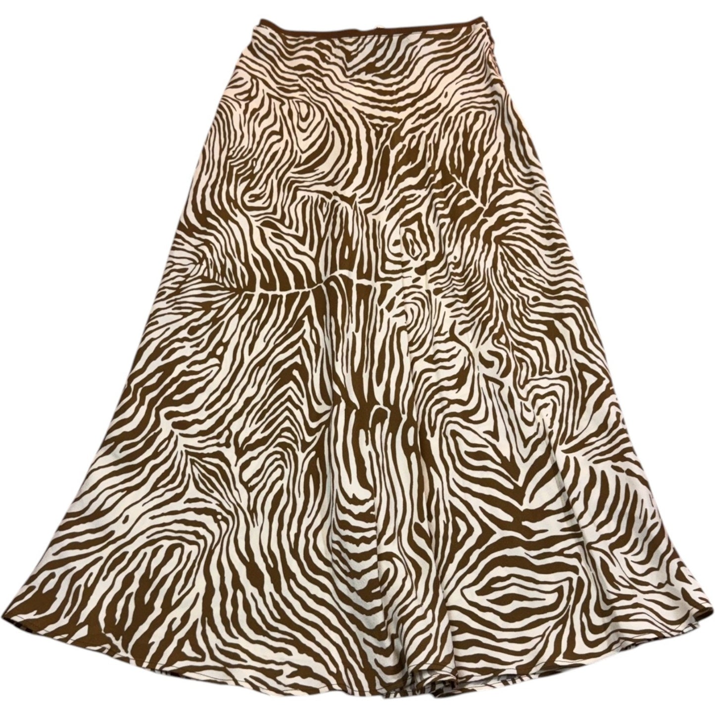 NEW Samsoe Samsoe Women's Size XS Mountain Zebra Alsop Pulll-On Elastic Skirt