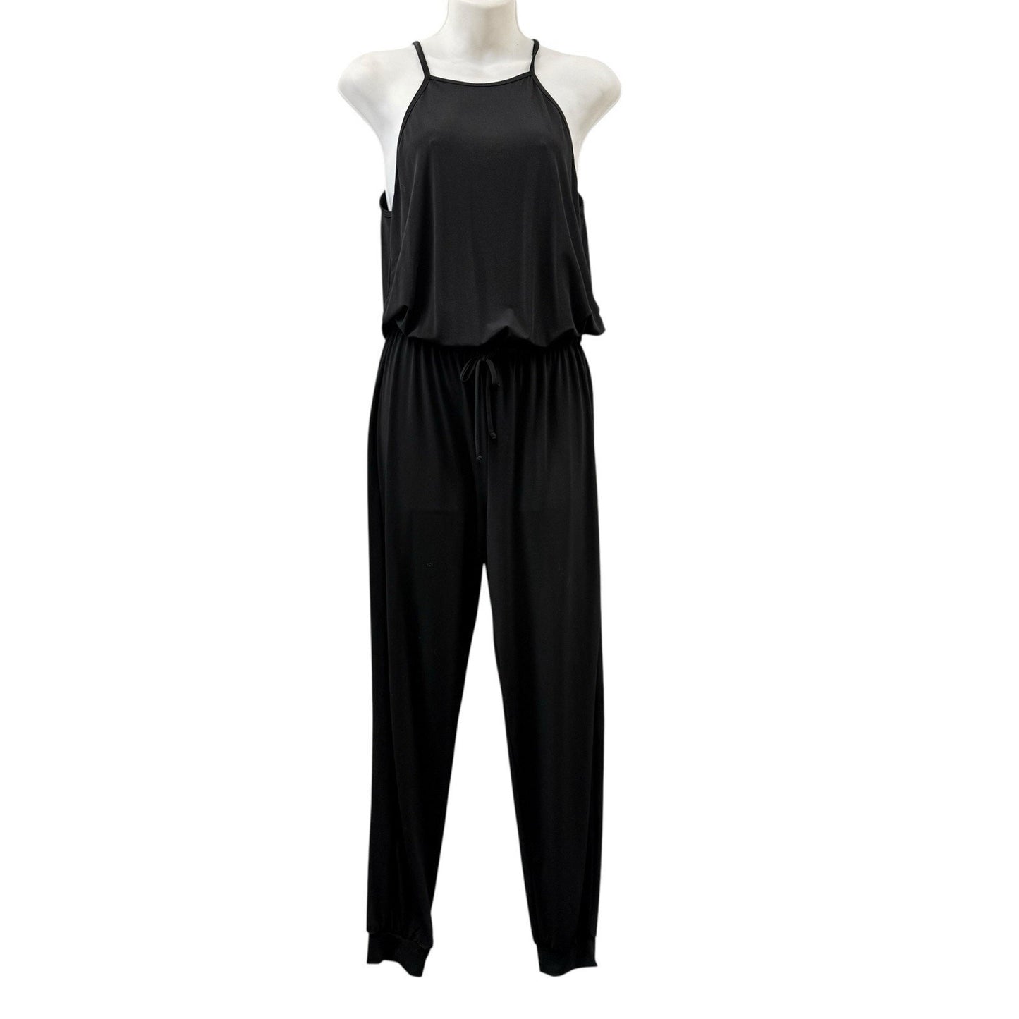 Lanston Black Wide Leg Jumpsuit Women’s Small NWT $165 Retail USA Romper