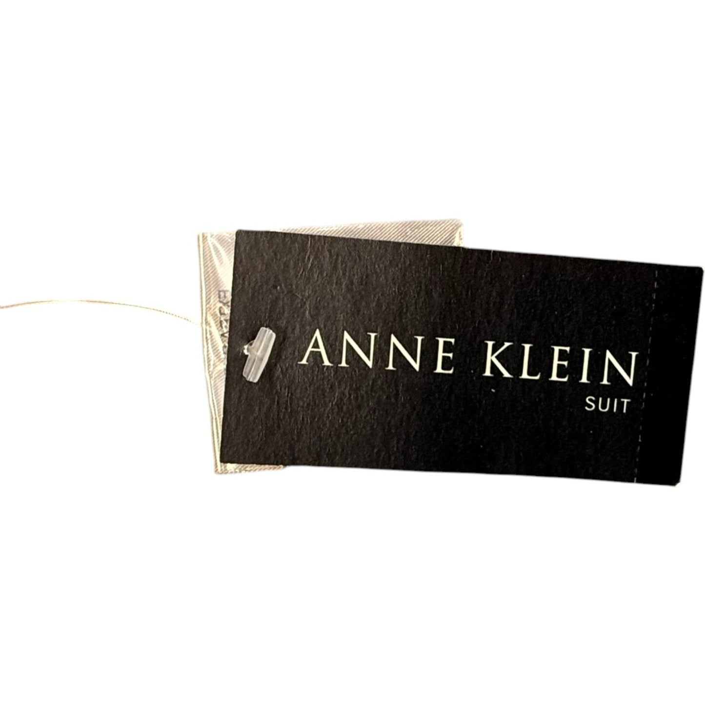 Anne Klein Y2K Beige Blazer Pencil Skirt Suit Set Women’s 2P New