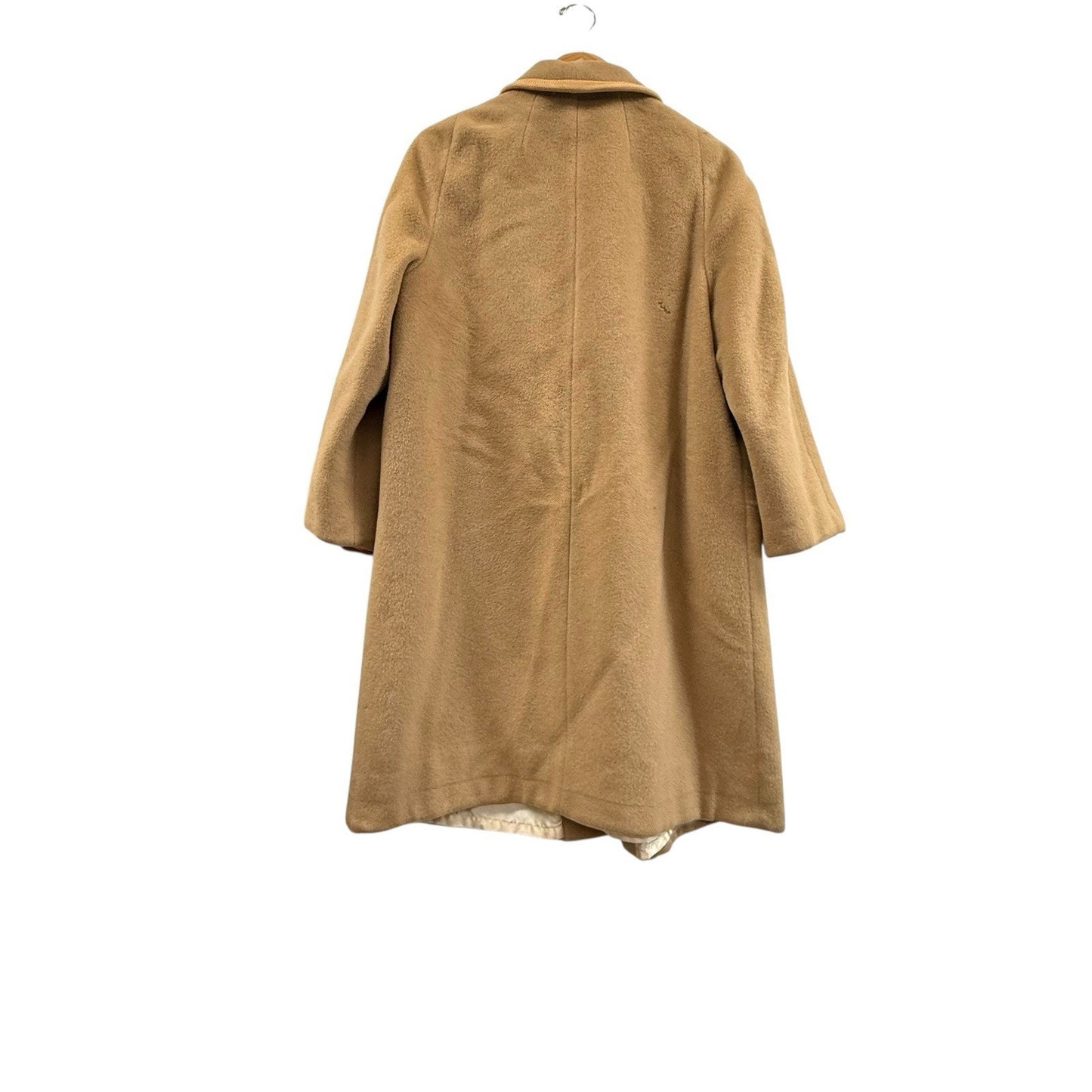 Vintage Camel Wool Coats Warren of Stafford Long Overcoat Classic Tailored Women's