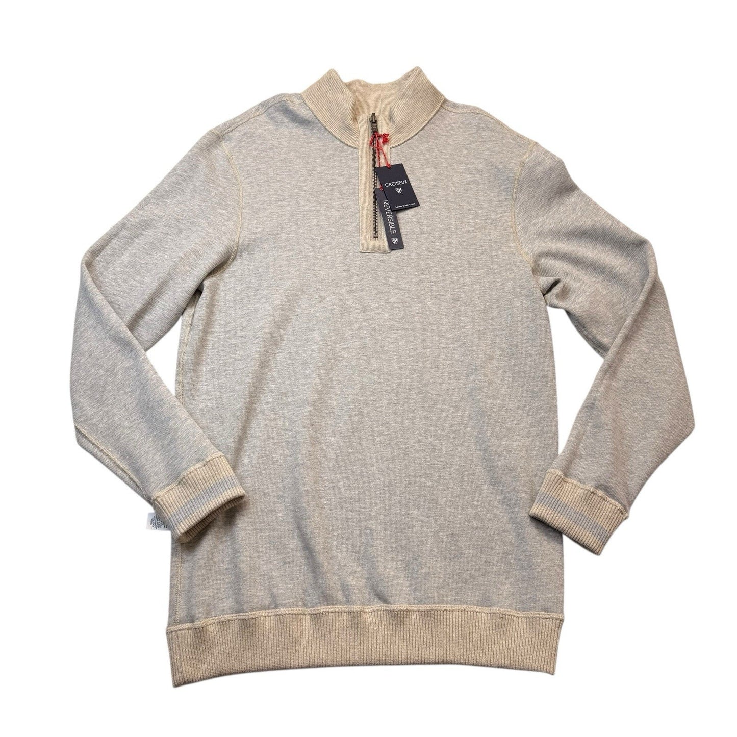 Cremieux Reversible Pullover Sweater Men’s Medium Cotton Modal NWT