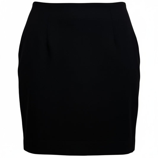 Talbots Petites Black Skirt Size 2P NWT Stretch Cotton Classic Women's
