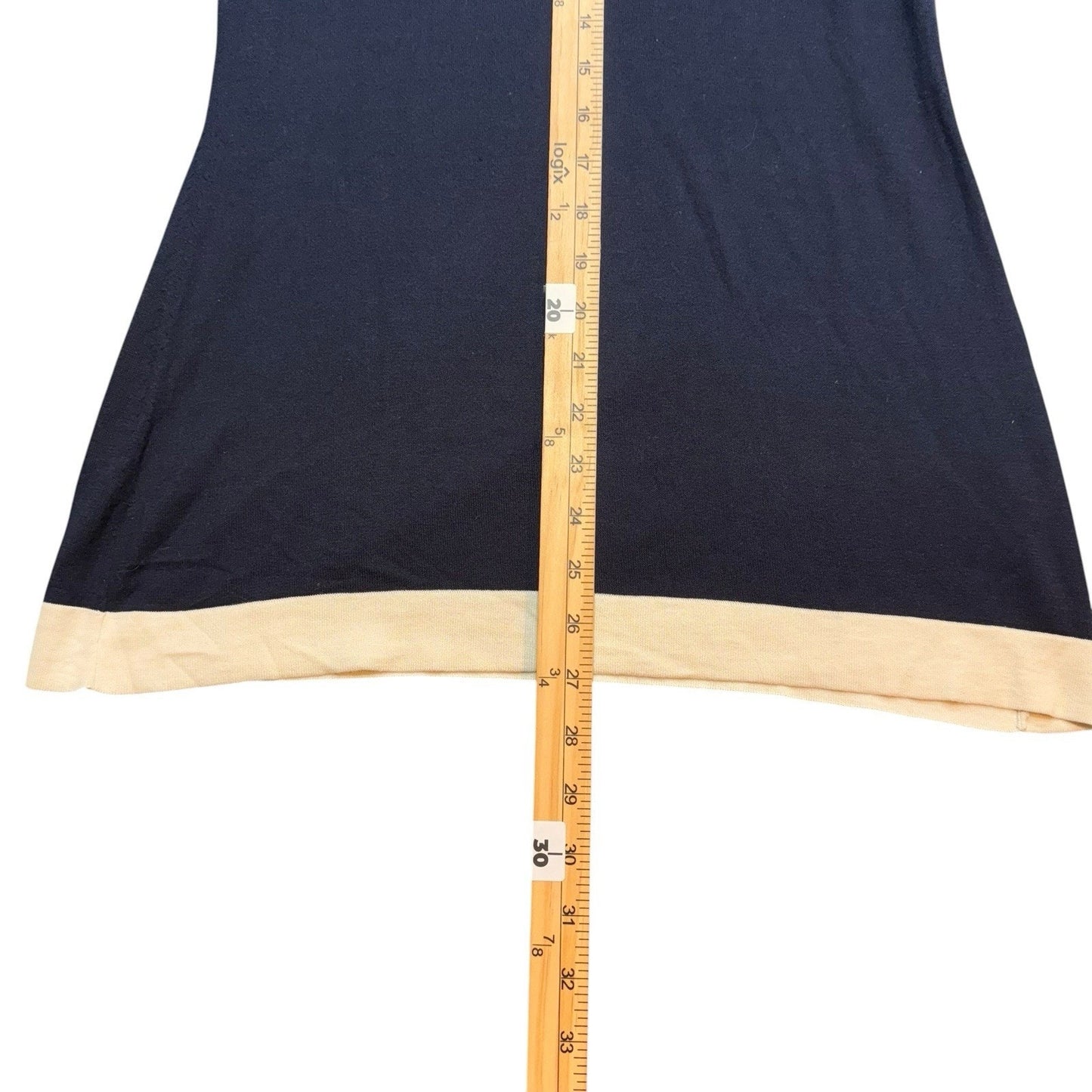Doncaster Collection Women’s Black Cardigan & Tank Set Size Small Trim Gold Women's
