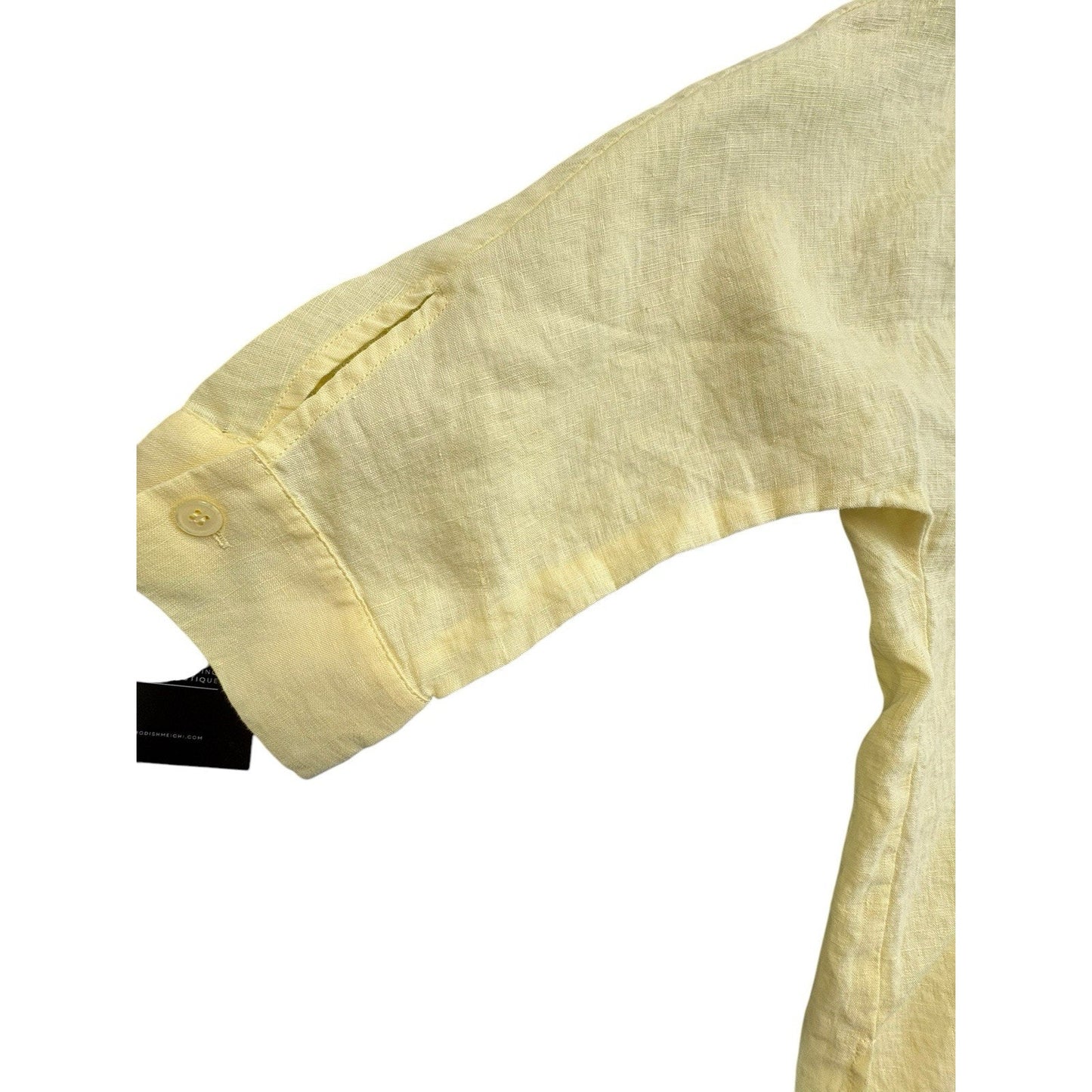 Lafayette 148 Women's Small Blouse Yellow New York Linen