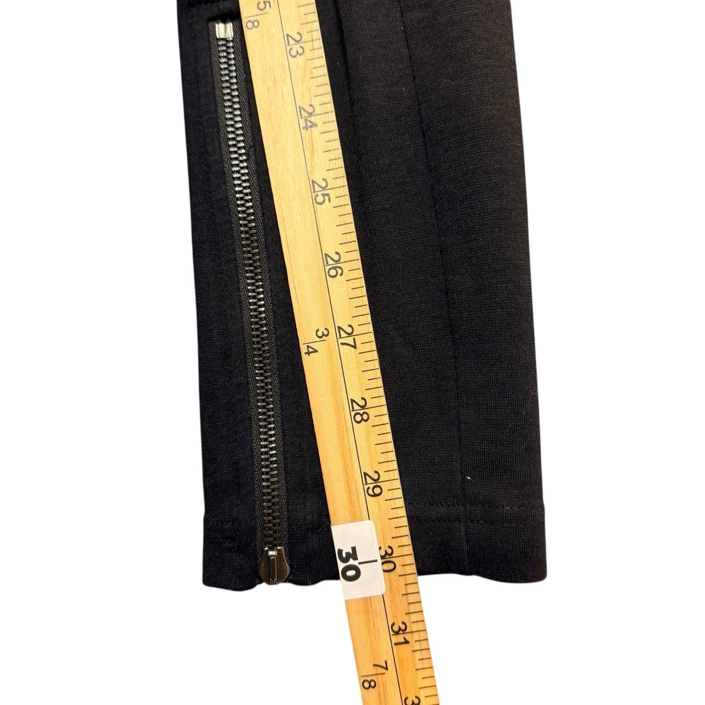 Burberry Brit Bayswater Ankle Zip Skinny Knit Pants Black Women’s Size XS