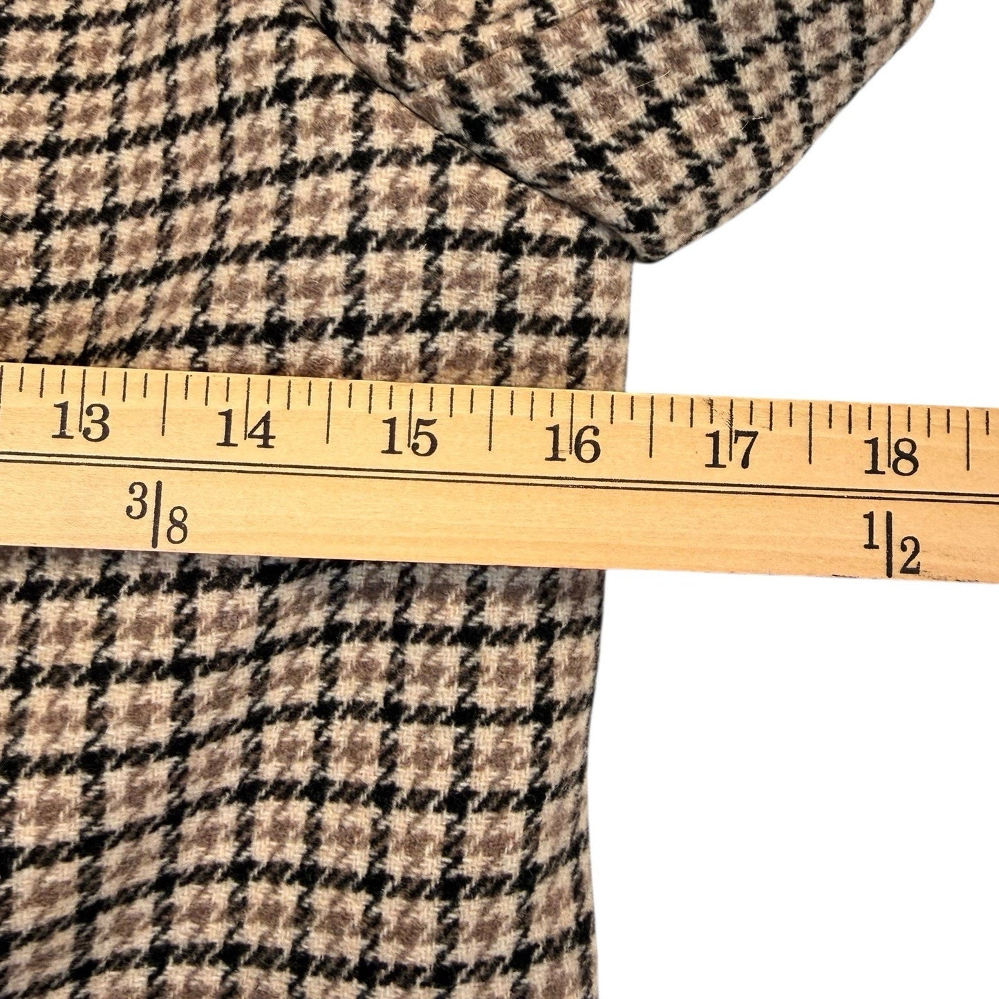 Abercrombie & Fitch Houndstooth Long Coat XST Dad Coat Women's