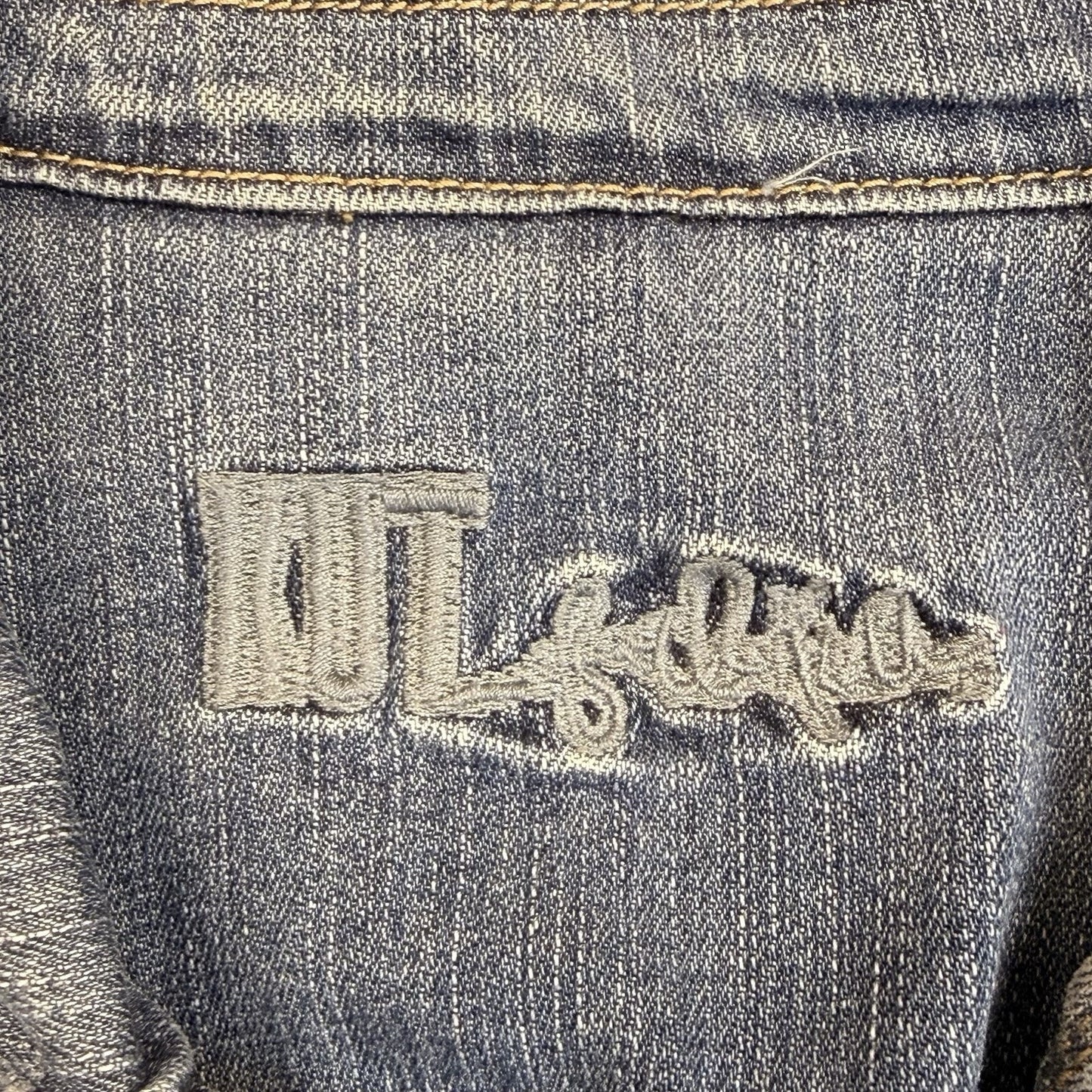 Kut from the Kloth Denim Jacket Blue Fitted Size S Women's