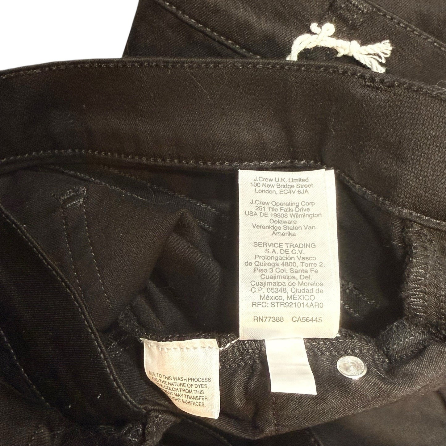 J.Crew Jeans Women’s Size 31 Tall Black Slim Straight Stretch Denim NWT