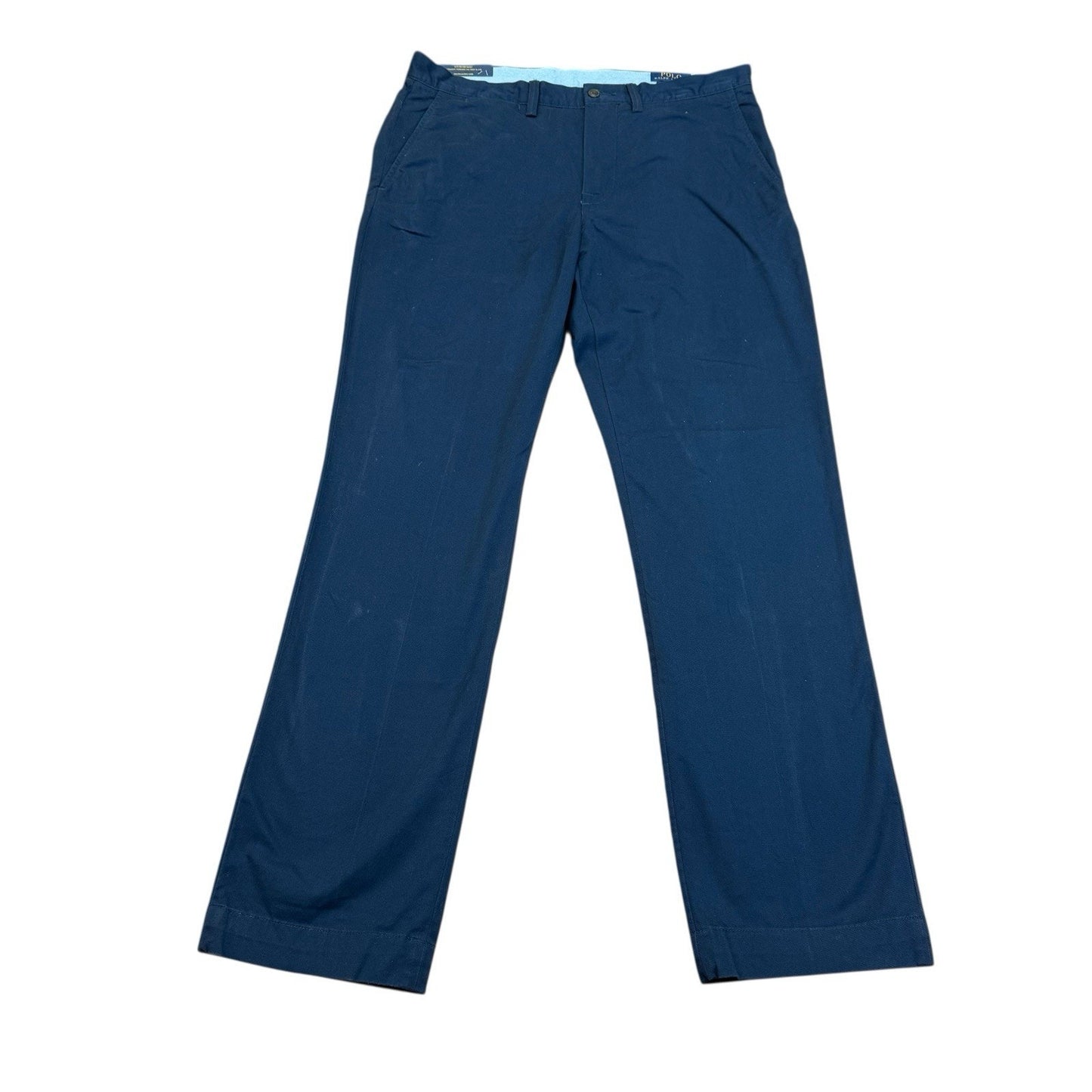 Polo Ralph Lauren Men's Pants 34x32 Blue Bedford Straight Fit Chino Dress New