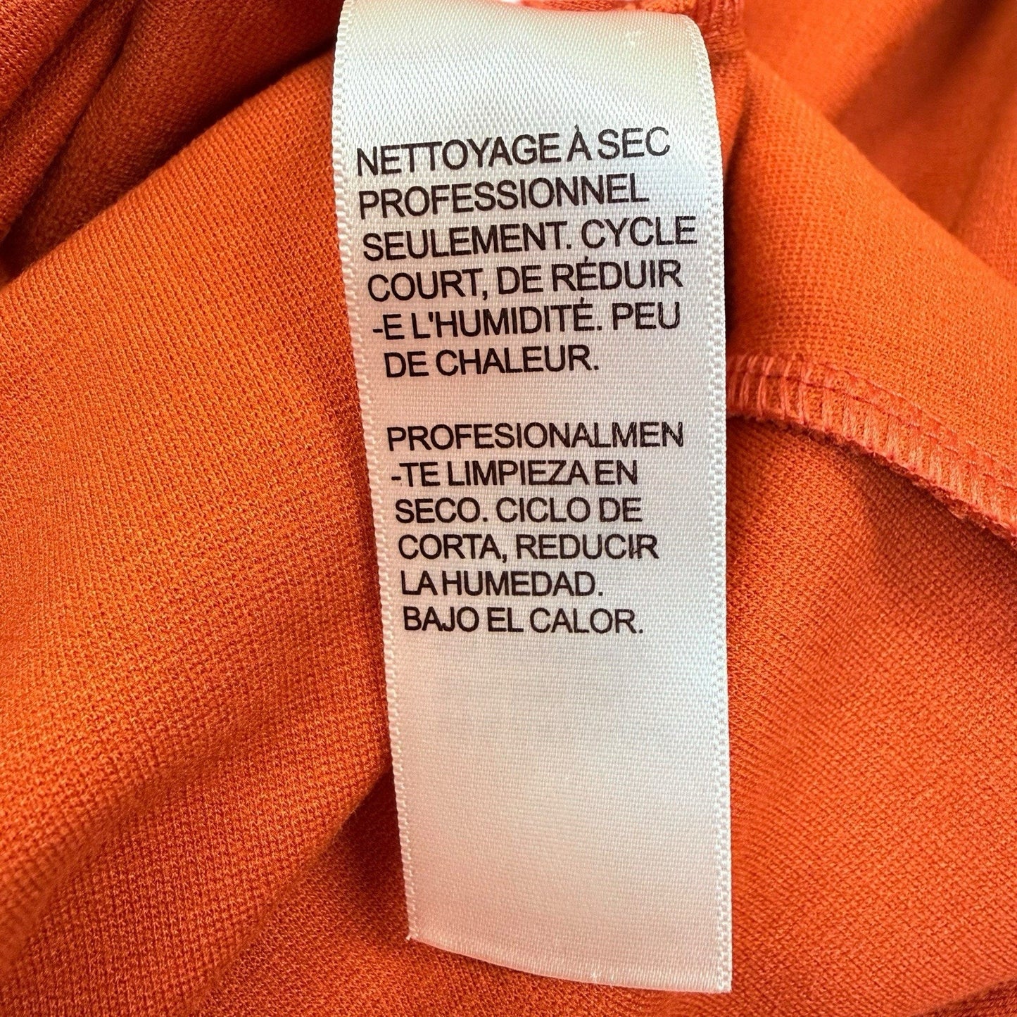 Doncaster Orange Shift Dress Women's Size 2 Sleeveless A-Line Career