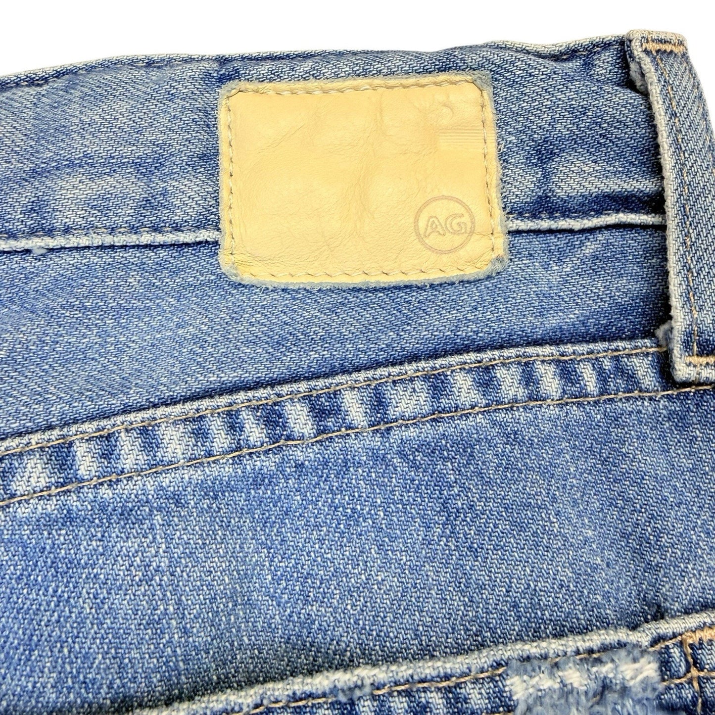 AG Ex Boyfriend Slim Jeans 24R Distressed South Gate Made in USA Women's
