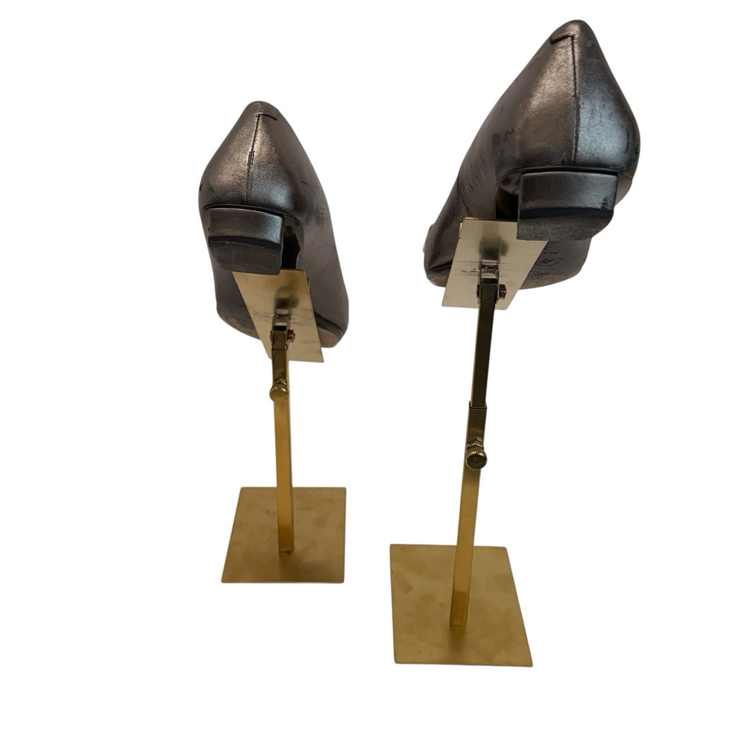 Roger Vivier Paris Square Buckle Pumps Black Vintage Italy Heels/Shoes 5.5 Women's