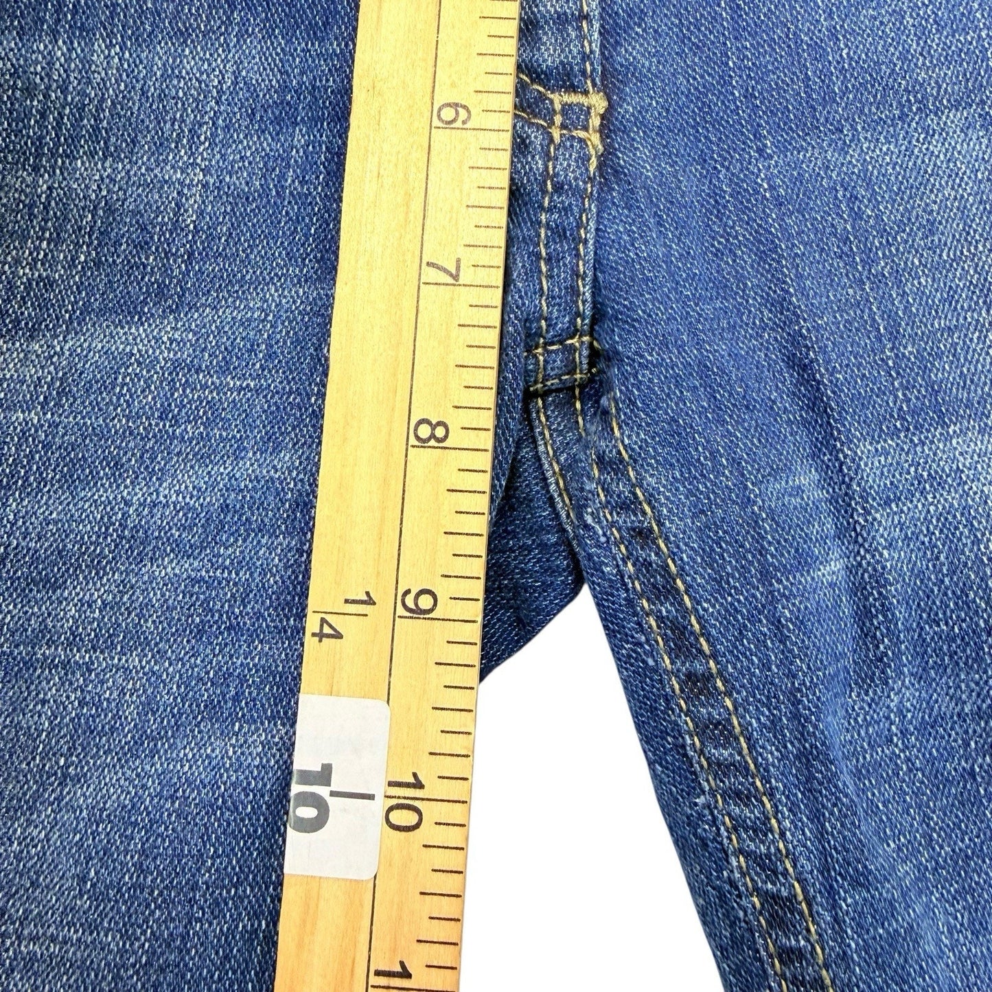 Burberry London Bootcut Jeans Size 4 Blue Made in Italy Women's