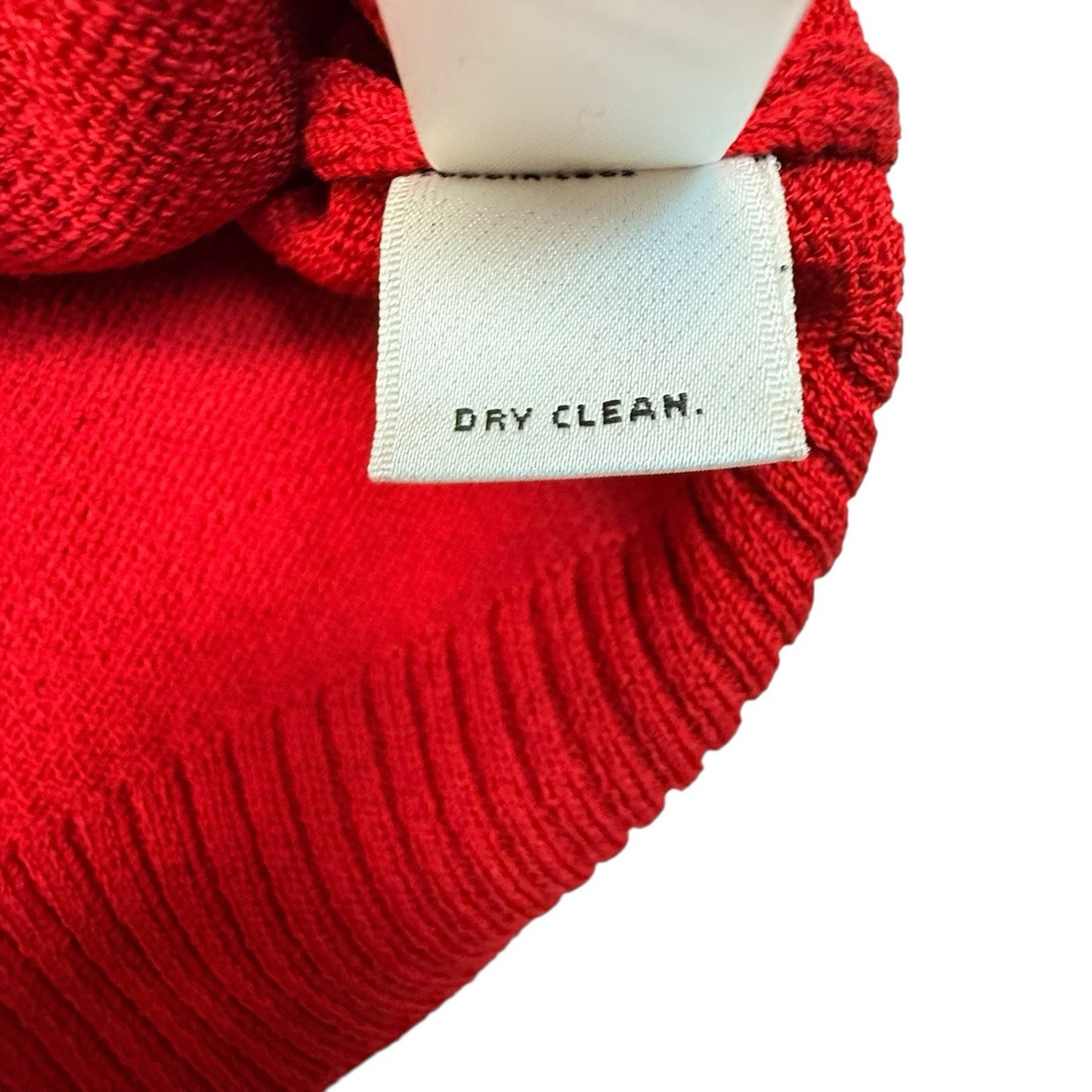 St. John Sport Red Knit Tank Top Sleeveless Sweater Wool Rayon Women’s M