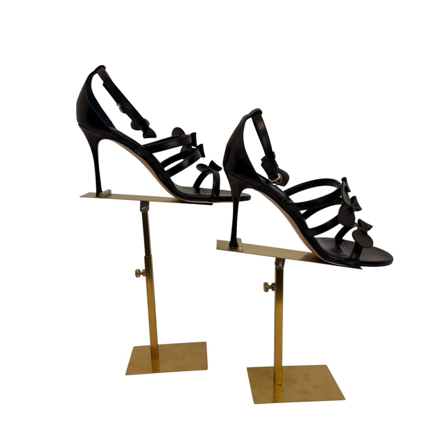 Women's Marion Parke Marguerite 85 Black Heel/Shoes 38 NIB Italy 7.5-8