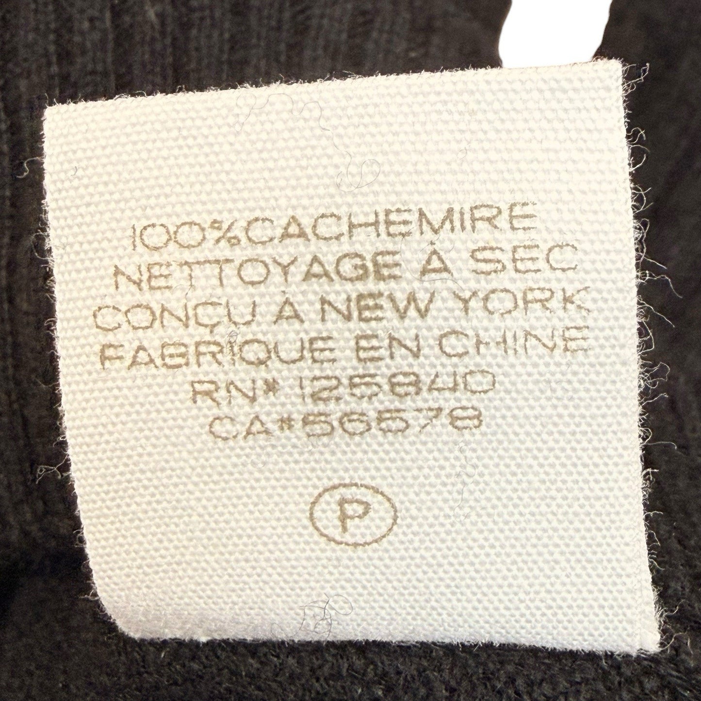 INTERMIX 100% Cashmere V Neck Sweater Black Size S Women's