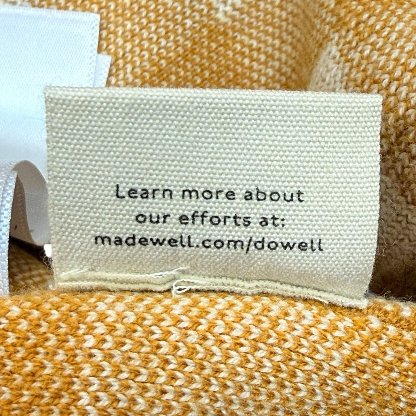 Madewell Gingham Knit Tank Top Women's S Brown White Cami NWT Blouse