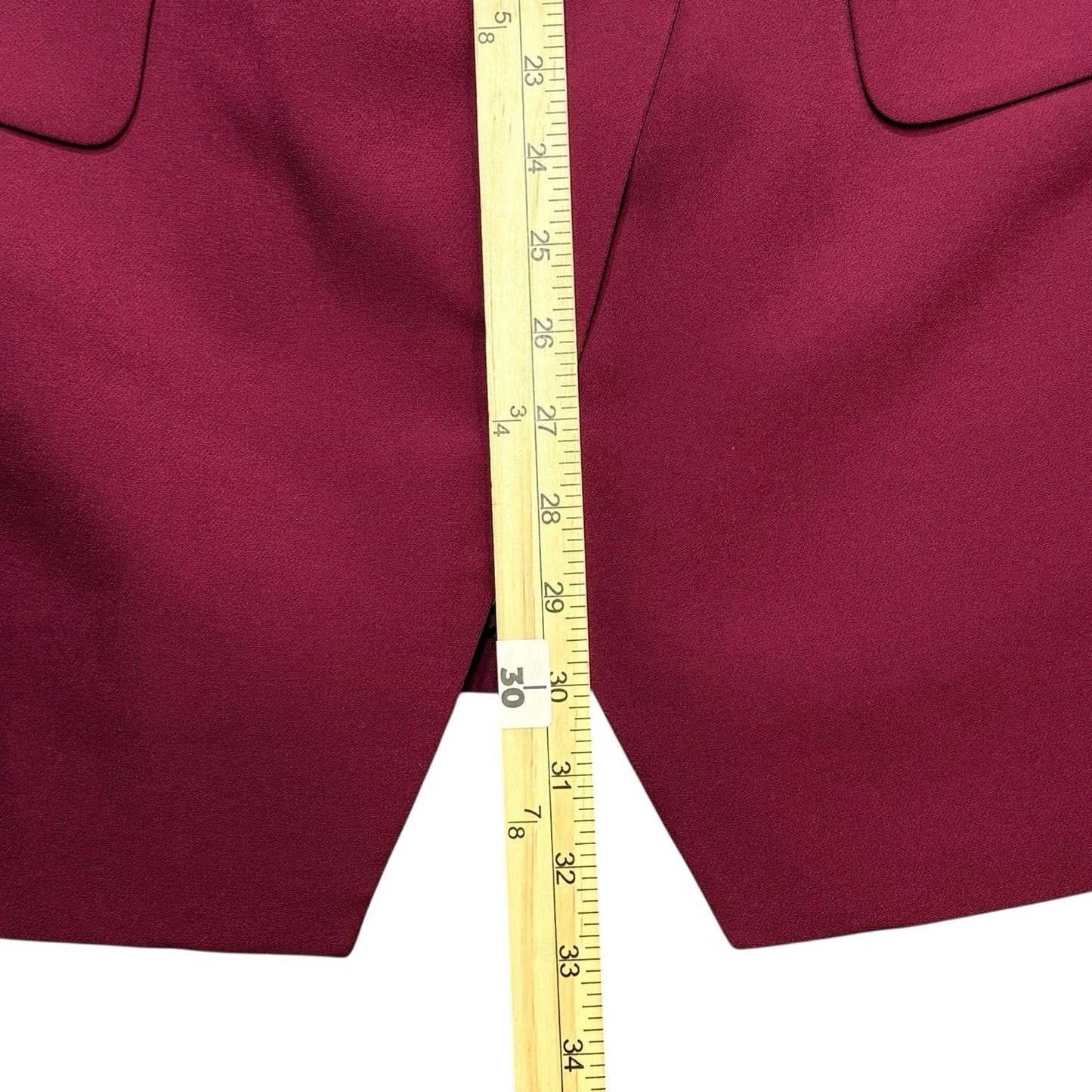 NWT ELOQUII Burgundy Blazer Women’s Size 14 Double Breasted Stretch Work Jacket