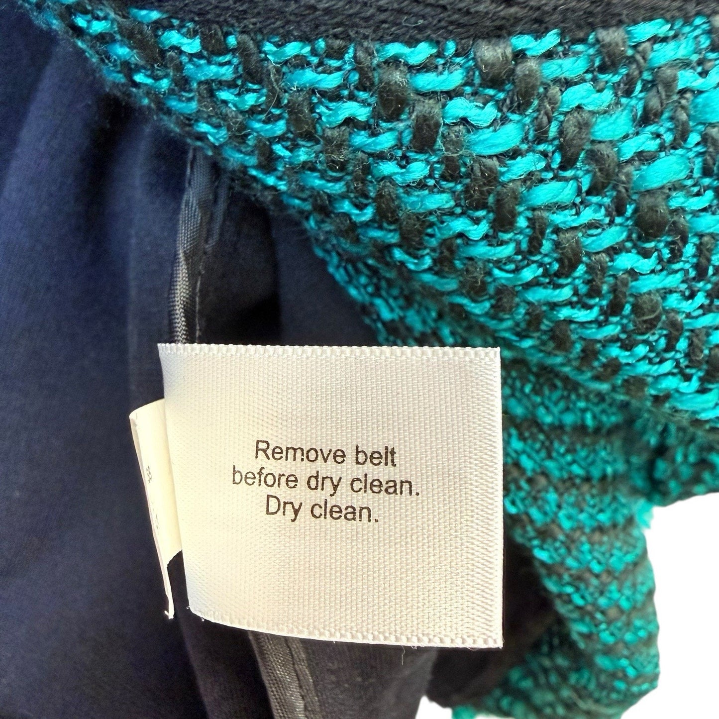 Lane Bryant 14/16 Teal Black Belted Peplum Jacket Women's