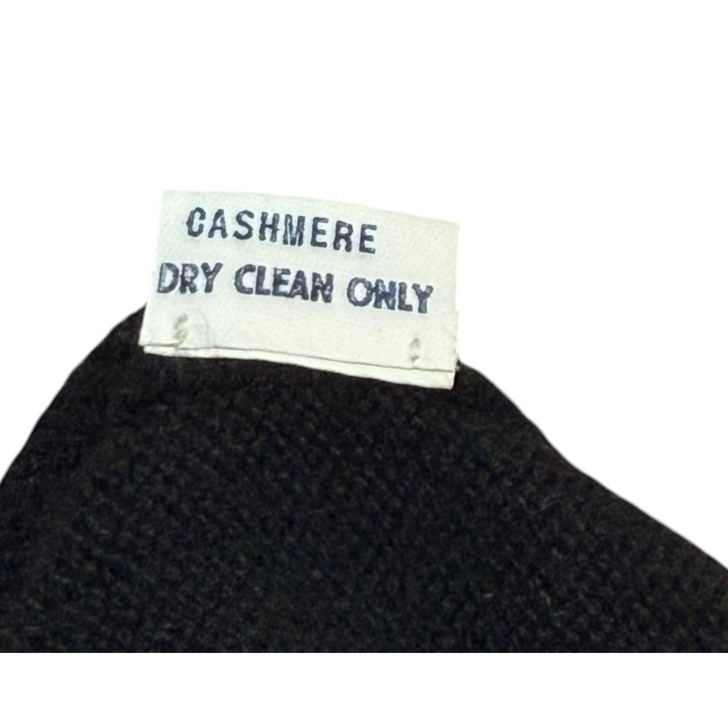 Vintage Perry Ellis Black Cashmere Cardigan Sweater Women’s Small